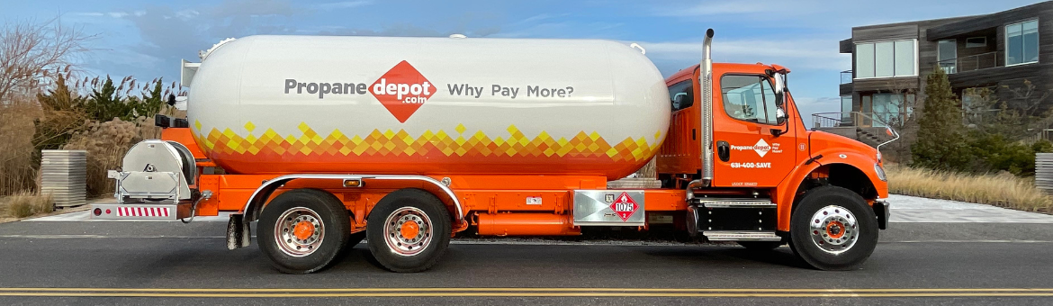 Propane Depot Delivery Truck